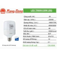 Bóng LED Trụ Rạng Đông 20W ( Chip LED Samsung ) DTMV