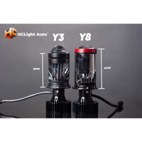 Bóng led Y3,Y8 đèn led chân H4, đèn led ô tô, xe máy dùng điện 12v và 24v.