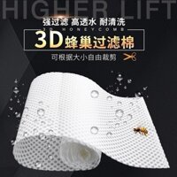 Bông lọc bể cá 3D, vải lọc tổ ong chống tắc, vật liệu lọc thủy sinh có thể cắt tự do 3.21 EJ2Y
