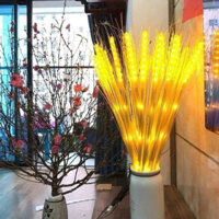 Bông lúa điện bó 10 bông đèn led sáng vàng