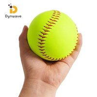 Bóng mềm thực hành thể thao màu vàng Dynwave Bóng mềm trọng lượng bề mặt PU cho trò chơi