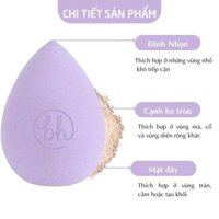 Bông mút tán kem nền BH Cosmetics Blender Sponge mền dễ tán (tím)
