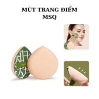 Bông Mút Tán Nền Hình Giọt Nước MSQ Họa Tiết Màu Xanh