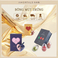 Bông mút trang điểm AMORTALS Chính Hãng hình quả trứng tán kem nền, cushion mềm mại, cao cấp
