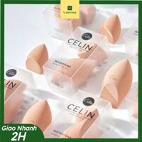 Bông Mút Trang Điểm Make Up Celin mềm mại, linh hoạt giúp tán đều kem nền - Vamimacosmetic