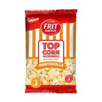 Bỏng Ngô Lò Vi Sóng Vị Bơ, Top Corn Mantequilla, Microwave Popcorn with Butter (90g) - FRIT RAVICH