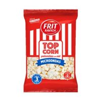 Bỏng Ngô Lò Vi Sóng Vị Mặn, Top Corn Microondas, Microwave Popcorn with Salt (90g) - FRIT RAVICH