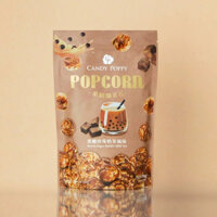 Bỏng Ngô vị Trà Sữa Trân Châu Đường Đen - Candy Poppy Đài Loan 120gr