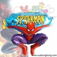 Bóng người nhện spider man 3d nilon nhôm kiếng bạc