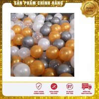 Bóng Nhựa cho bé 100 quả, bóng nhà banh, bóng sz to kích thước 7,5cm hàng cao cấp