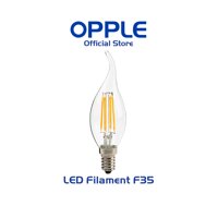 Bóng OPPLE LED Fila Ecomax F35 E14 - Hiệu ứng ánh sáng như bóng sợi đốt, tiết kiệm năng lượng - FILA F35 E14 - 2W