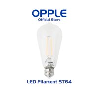 Bóng OPPLE LED Fila Ecomax ST64 E27 - Hiệu ứng ánh sáng như bóng sợi đốt, tiết kiệm năng lượng - FILA ST64 E27 - 4W