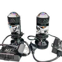 Bóng Pha Led Bi Cầu Mini Siêu Sáng T3 Pro Kính Tím phiên bản Nâng Cấp Mới 60w có Màn Chập Trợ Pha Bảo Hành 12 tháng