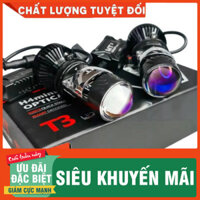 Bóng Pha Led Bi Cầu Mini T3 Pro Kính Tím bạn dạng upgrade Mới 60w có Màn Chập Trợ Pha Bảo hành 12 tháng