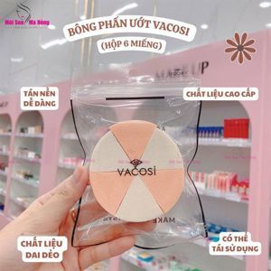 Bông phấn hình nón trang điểm Vacosi BP28