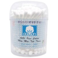 Bông Ráy Tai Lovely Cotton Mềm Mại Tiệt Trùng (Hộp Tròn 85 Que)