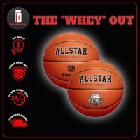 Bóng Rổ ALLSTAR [Size 6 - 7] [+ 1 Bộ Bơm Bóng Mini] | Da Microfiber | Chính Hãng STEPBACK