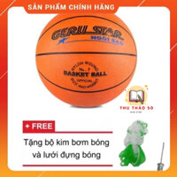 Bóng rổ basket ball hiệu GERU Star Ngôi Sao đủ cỡ số từ 5-6-7.