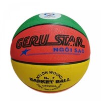 Bóng rổ cao su geru Star màu sắc B7