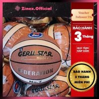 Bóng rổ da GERU STAR Federation giá rẻ, quả bóng rổ da basketball thương hiệu GERU liên đoàn bóng rổ| Zinex.Official