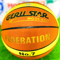 Bóng rổ da GeruStar Federation số 7 + Tặng kim bơm , Túi đựng bóng , Bóng bền tốt bám tay gerustar