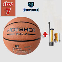 Bóng rổ da Microfiber HOTSHOT VOL 2 STEP BACK số 7, Bóng rổ da Microfiber cao cấp siêu bám tay, chơi indoor và outdoor