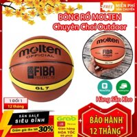 Bóng rổ da Molten GG7X Chất liệu da PU cao cấp + Tặng Kim bơm và Túi lưới đựng bóng