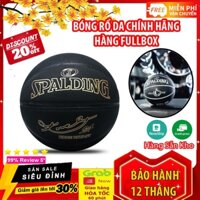 Bóng Rổ Da Spalding – Size7 – Bản Kobe Briant - Tặng Bơm + Balo rút + Kim bơm + Túi lưới SIÊU HOT