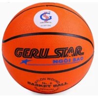 BÓNG RỔ GERU STAR - B6 - CAO SU - SIZE SỐ 6 - BANH BÓNG RỔ - BÓNG THỂ THAO - HÀNG CHÍNH HÃNG