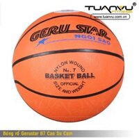 Bóng Rổ Gerustar B7 Cao Su Cam