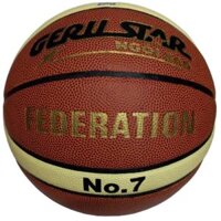 BÓNG RỔ GERUSTAR - FEDERATION - Size Số 7, Size Số 6 -  TIÊU CHUẨN THI ĐẤU - DA PU - HÀNG CHÍNH HÃNG