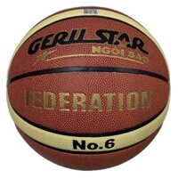 BÓNG RỔ GERUSTAR - FEDERATION - SIZE SỐ 6, Size Số 7-  TIÊU CHUẨN THI ĐẤU - DA PU - HÀNG CHÍNH HÃNG