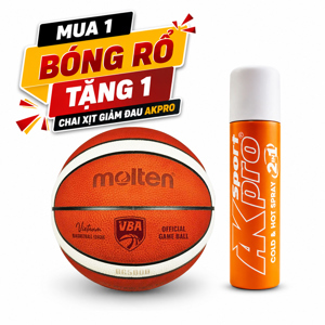 Bóng rổ Molten B7G5000-M9C - số 7, da thật