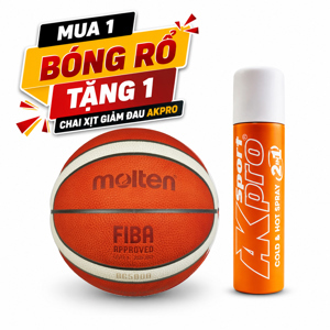 Bóng rổ Molten B7G5000-M9C - số 7, da thật
