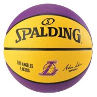 Bóng rổ Spalding NBA Team Los Angeles Lakers 83-510Z Outdoor size 7- Tặng kèm Kim bơm bóng và Túi lưới đựng bóng