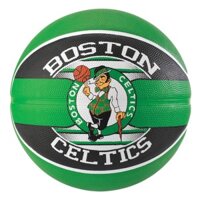 Bóng rổ Spalding NBA Team Boston Celtics 83-505Z (Chơi ngoài trời)- Tặng kim bơm bóng và túi lưới đựng bóng