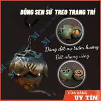 Bông Sen Treo Đèn LED- Lư hương hình hoa sen- Bông sen treo ngược toả khói