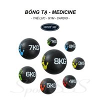 Bóng Tạ Cao Su - Medicine Ball - GYM - Thể Lực - YOGA - Võ thuật - Cardio - nhiều kích thước
