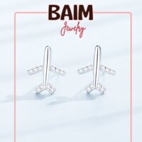 Bông tai bạc Bông Máy Bay xinh xinh bạc taBaim_jewelry