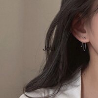 Bông tai bạc Joli đơn giản phong cách Hàn Quốc