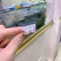 Bông tai bạc Ý (Italya) cao cấp hình hello kitty cho bé