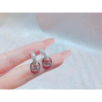 BÔNG TAI BẤM VUÔNG BẠC TA