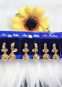 Bông tai bi rỗng mạ vàng 18k BT1262ADC