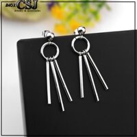 Bông tai bi tròn tòn ten bt386 Pitaca