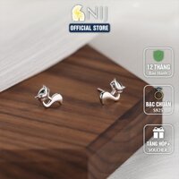 Bông Tai Cáo Bạc Sterling S925