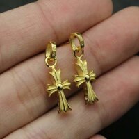 Bông tai Chrome Heart Gold 22K fullbox cao cấp - Shop Lộc Độc Và Lạ