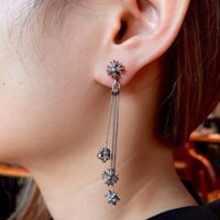 Bông Tai Chrome Hearts Bạc 925 | Luroji Store