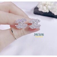 BÔNG TAI CHỮ X HÀNG CAO CẤP BẠC TA