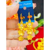 Bông tai dài tòn ten chuẩn màu 24.k cao cấp K0125