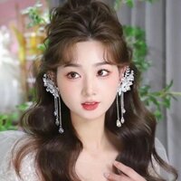 Bông tai đính hạt cườm dáng vành tai KEP005 MPHOTH333